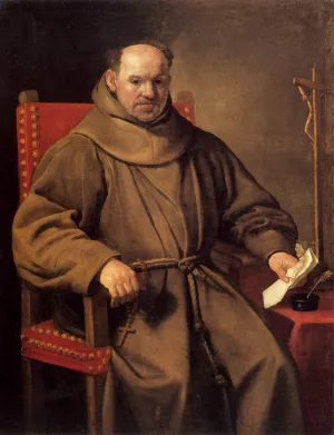 Portrait of a Friar painting by Carlo Ceresa