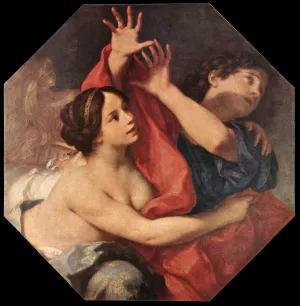 Joseph and Potiphar's Wife by Carlo Cignani - Oil Painting Reproduction