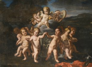 The Triumph Of Love by Carlo Cignani Oil Painting
