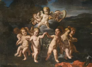 The Triumph Of Love by Carlo Cignani Oil Painting