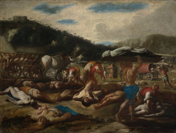 Main Product Photo of The Pestilence of 1656 Painting by Carlo Coppola