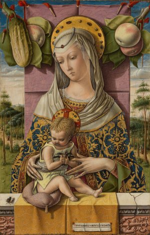 Madonna and Child by Carlo Crivelli Oil Painting