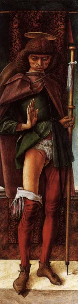St Roch Oil painting by Carlo Crivelli