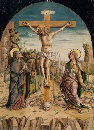 The Crucifixion by Carlo Crivelli Oil Painting