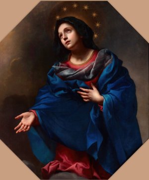 Madonna in Glory by Carlo Dolci Oil Painting