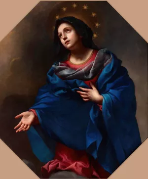 Madonna in Glory by Carlo Dolci Oil Painting