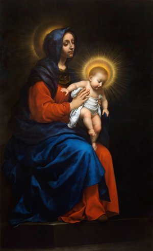 Madonna with Child by Carlo Dolci Oil Painting