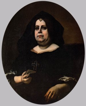 Portrait of Vittoria della Rovere in Widow's Weeds