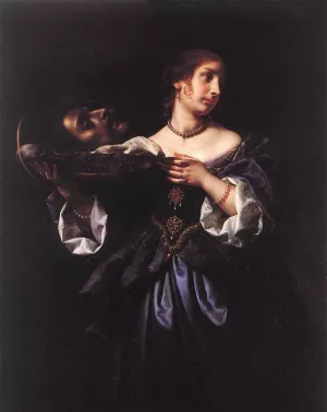 Salome with the Head of St John the Baptist by Carlo Dolci - Oil Painting Reproduction
