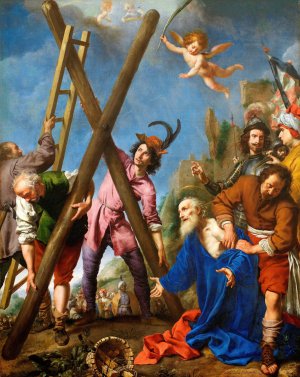 St Andrew Praying Before His Martyrdom by Carlo Dolci Oil Painting