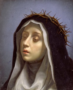 St. Catherine Of Siena by Carlo Dolci Oil Painting