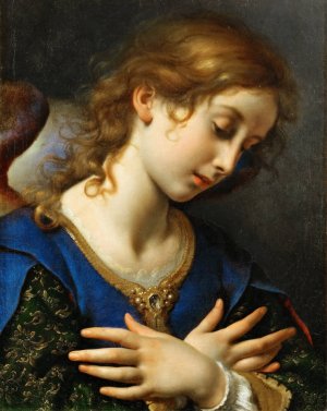 The Angel Of The Annunciation by Carlo Dolci Oil Painting