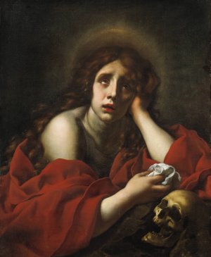 The Penitent Mary Magdalene by Carlo Dolci Oil Painting