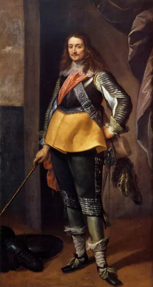 Portrait of a Gentleman in Armour by Carlo Francesco Nuvolone - Oil Painting Reproduction