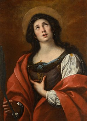 Saint Ursula by Carlo Francesco Nuvolone Oil Painting