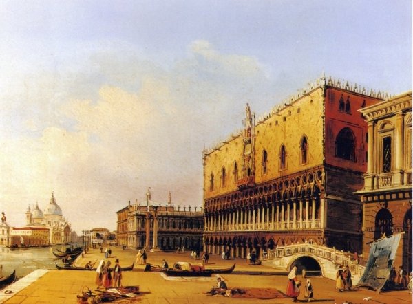 Main Product Photo of The Doge's Palace Painting by Carlo Grubacs