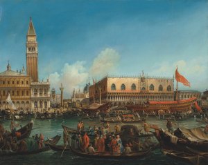 The Molo by Carlo Grubacs Oil Painting