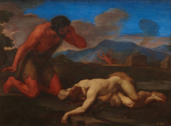 Main Product Photo of Adam Discovering the Body of Abel Painting by Carlo Magnone