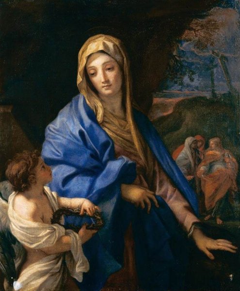 Main Product Photo of Adoration of the Thorn Crown Painting by Carlo Maratti