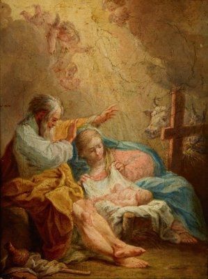 Nativity by Carlo Maratti Oil Painting