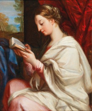 The Madonna Reading by Carlo Maratti Oil Painting