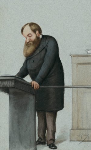 Dwight Lyman Moody by Carlo Pellegrini Oil Painting