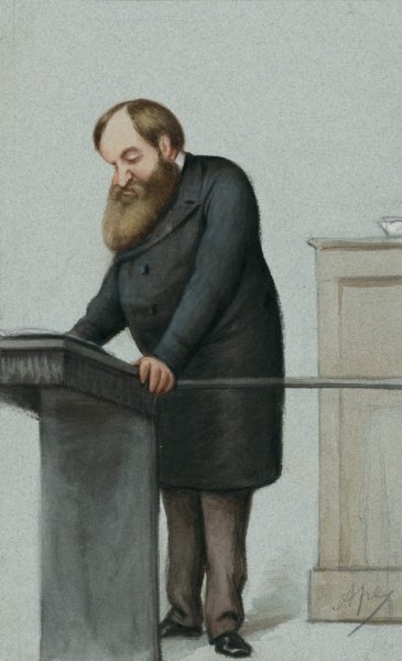 Dwight Lyman Moody  by Carlo Pellegrini - Hand-Painted Oil Painting Reproduction