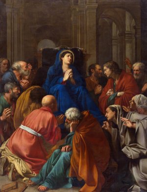 The Dormition of the Virgin by Carlo Saraceni Oil Painting