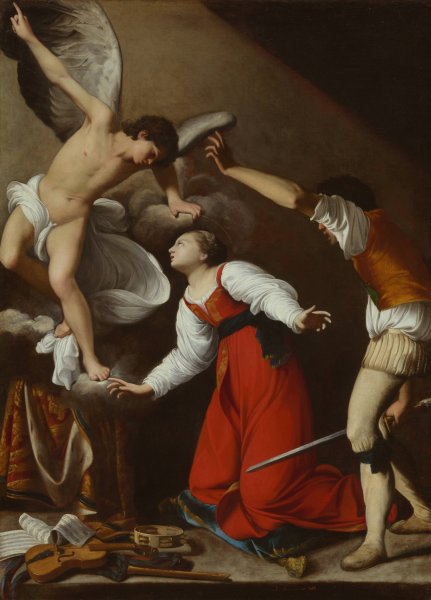 The Martyrdom of St. Cecilia  by Carlo Saraceni - Hand-Painted Oil Painting Reproduction