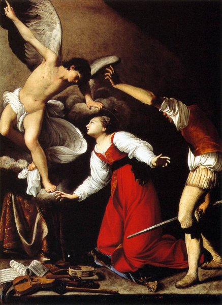 Main Product Photo of The Martyrdom of St Cecilia Painting by Carlo Saraceni