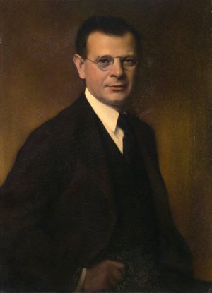 Sidney Hillman by Carlos Baca-Flor Oil Painting