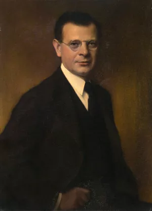 Sidney Hillman by Carlos Baca-Flor Oil Painting