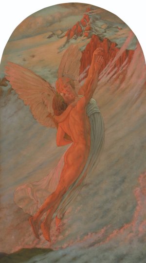 L'Ideal by Carlos Schwabe Oil Painting