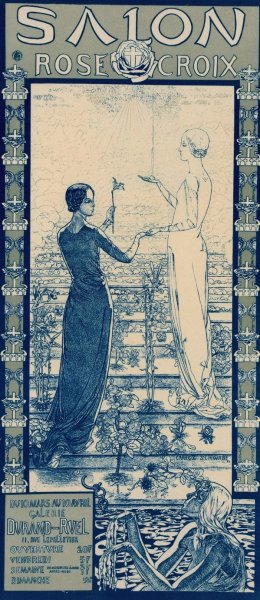 Salon de la Rose Croix by Carlos Schwabe Oil Painting