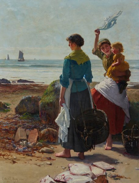 Good Luck!  by Carlton Alfred Smith - Hand-Painted Oil Painting Reproduction