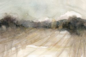 Abstract Fields by Carol Robinson Oil Painting