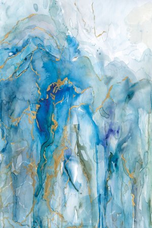 Abstract Lapis by Carol Robinson Oil Painting