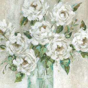 Afternoon Peonies by Carol Robinson Oil Painting