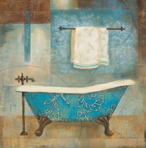 Aqua Spa II by Carol Robinson Oil Painting