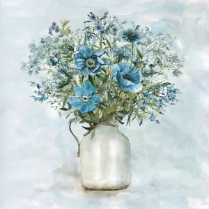 Arrayed in Blue I by Carol Robinson Oil Painting