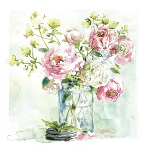 Asbury Garden Belle Bouquet I by Carol Robinson Oil Painting