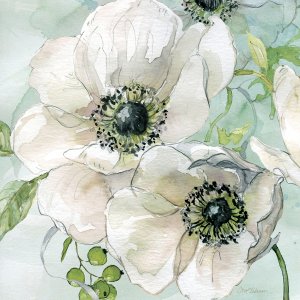 Asbury Garden Bloom II by Carol Robinson Oil Painting