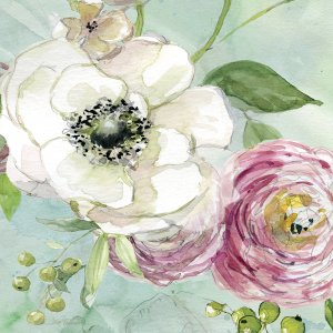 Asbury Garden Bloom III by Carol Robinson Oil Painting