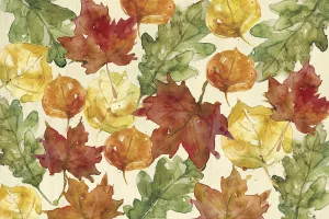 Autumn Leaves by Carol Robinson Oil Painting