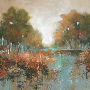 Autumn Walk by Carol Robinson Oil Painting