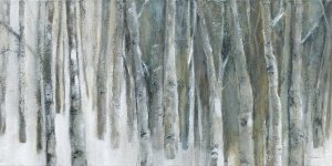 Banff Birch Grove Oil painting by Carol Robinson