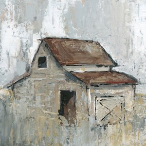 Barn At Midday by Carol Robinson Oil Painting