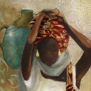 Beauty of Africa I by Carol Robinson Oil Painting