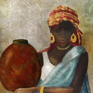 Beauty of Africa II Oil Painting by Carol Robinson - Bestsellers