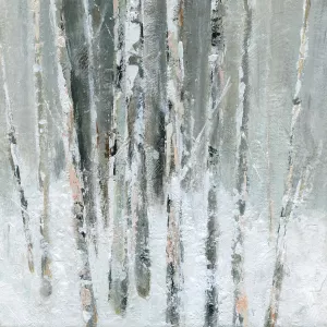 Birch Blush II Oil Painting by Carol Robinson - Bestsellers